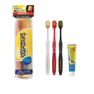Ebisu Premium Care Adult Toothbrush Set